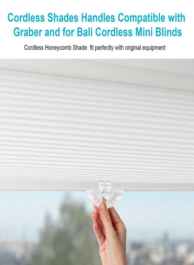 HEBRAR Shade Lift Handles Replacement Parts Fit for Bali Mini Blinds 3 Pack - Image 2